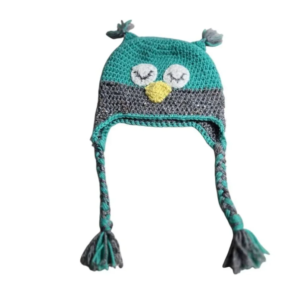 Crochet Owl hat OS